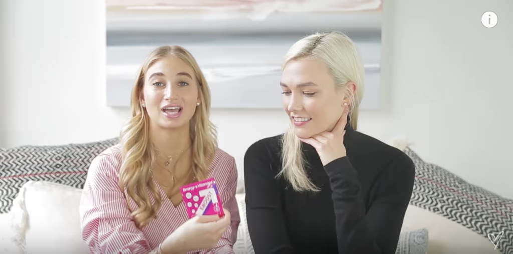 Karlie Kloss and Molly Reiger chat about EBOOST Super Powder