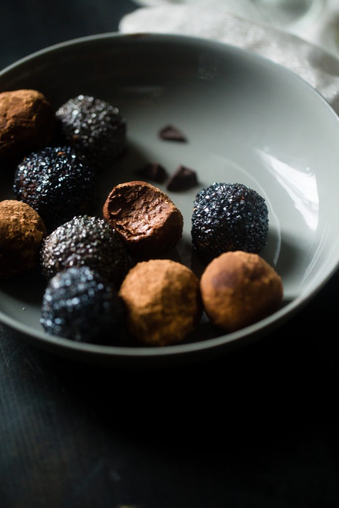 no bake chocolate truffle balls