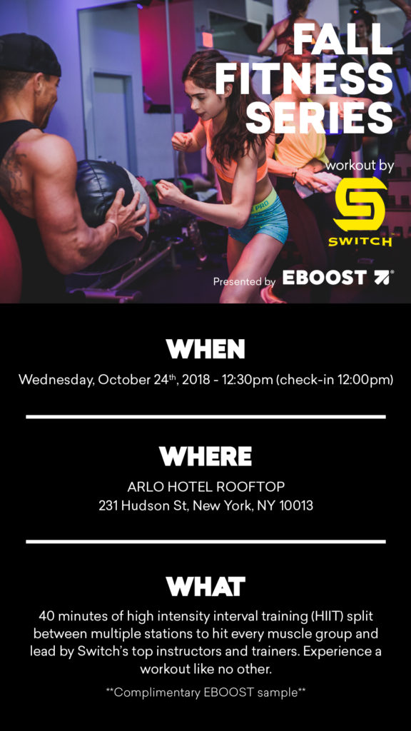 Fall Fitness Series EBOOST and SWITCH playground