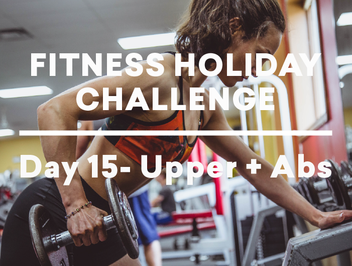 EBOOST Fitness Holiday Challenge Week 3 Day 1 - EBOOST Blog