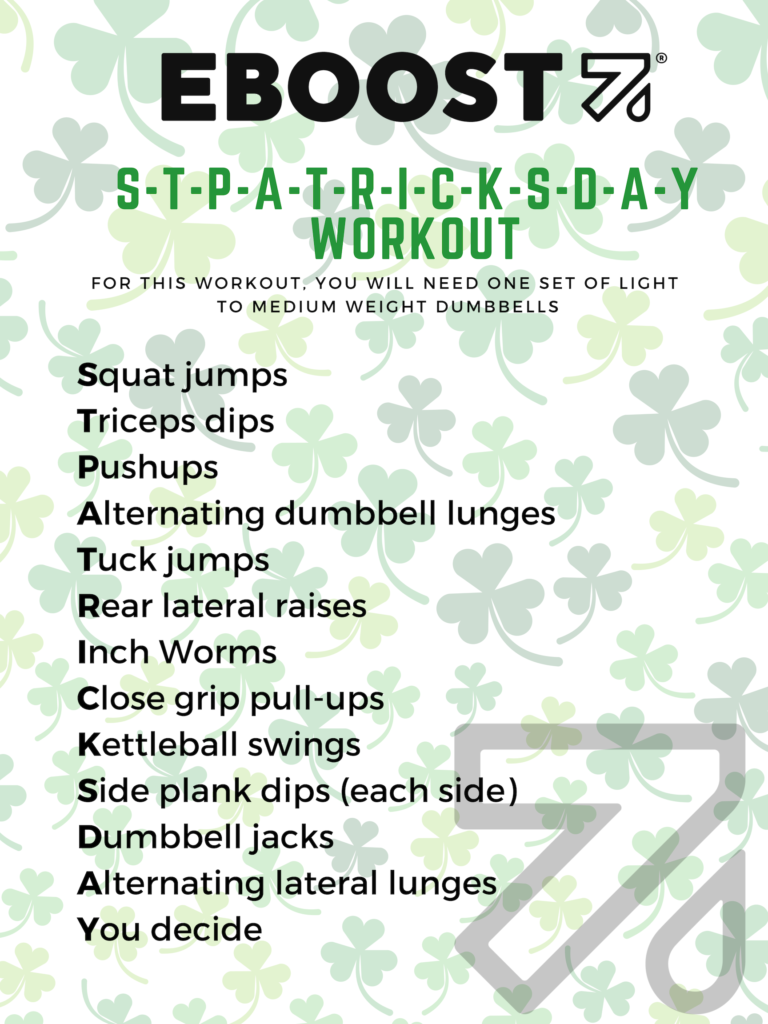 EBOOST St Patrick's Day Workout