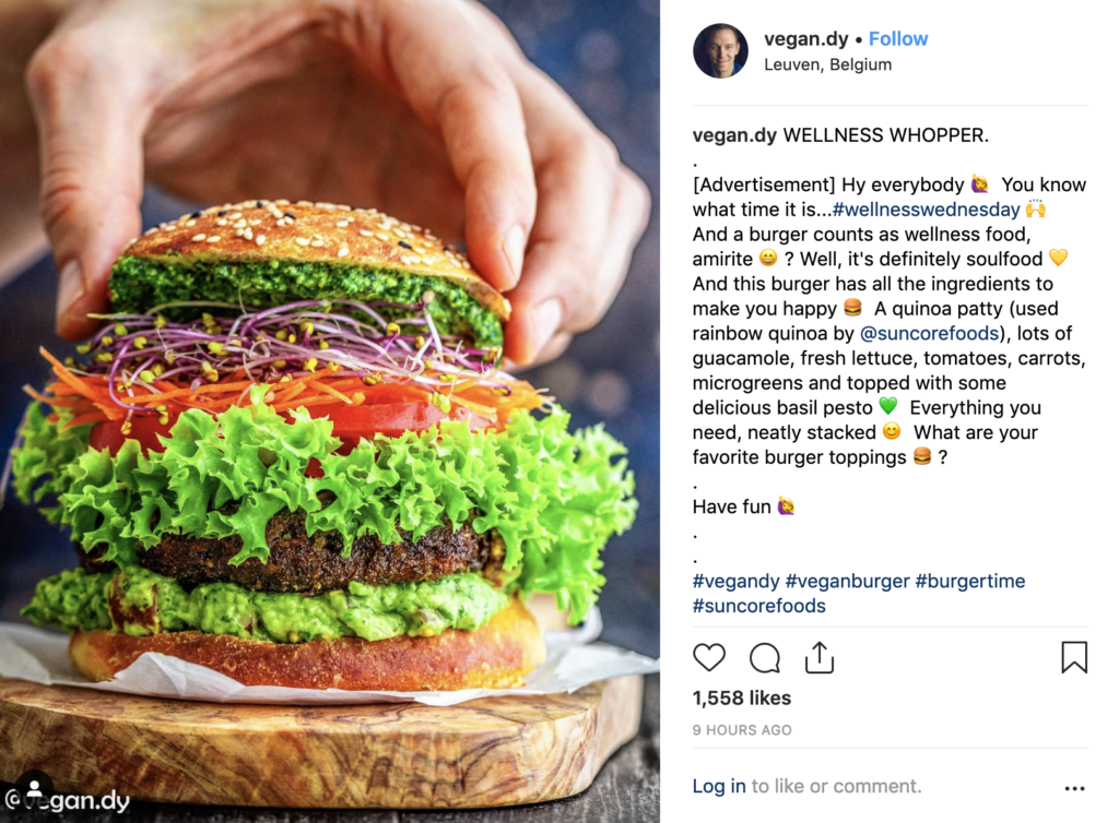 Ig Vegan.dy vegan burger
