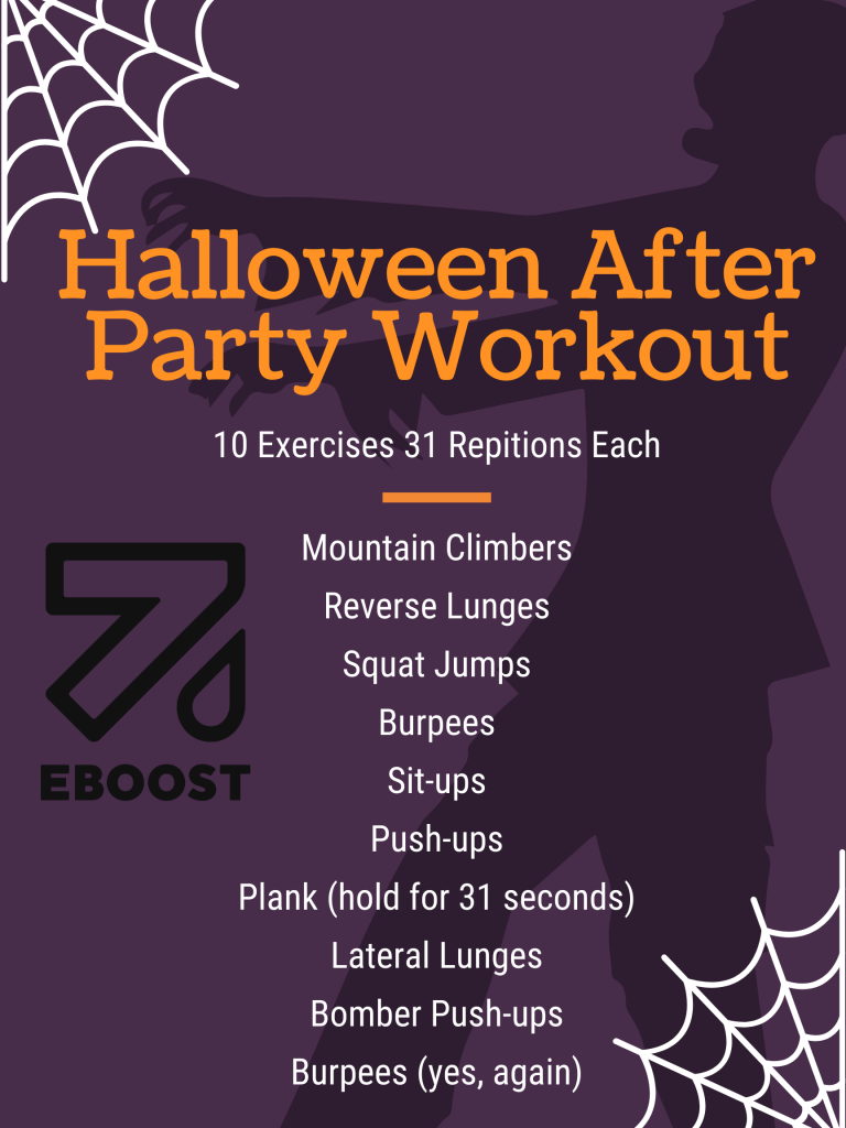 EBOOST Halloween After Party workout