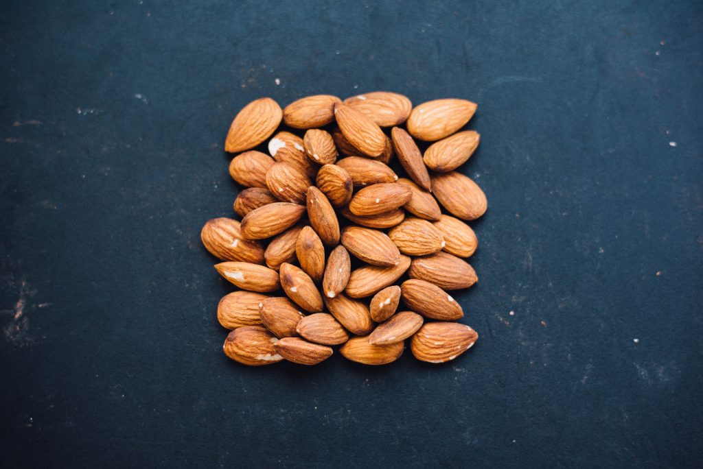 almonds, protein source