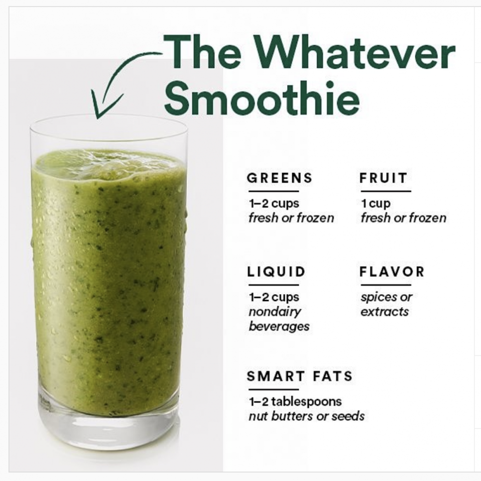 The Wholefoods “Whatever” Smoothie Formula - EBOOST Blog