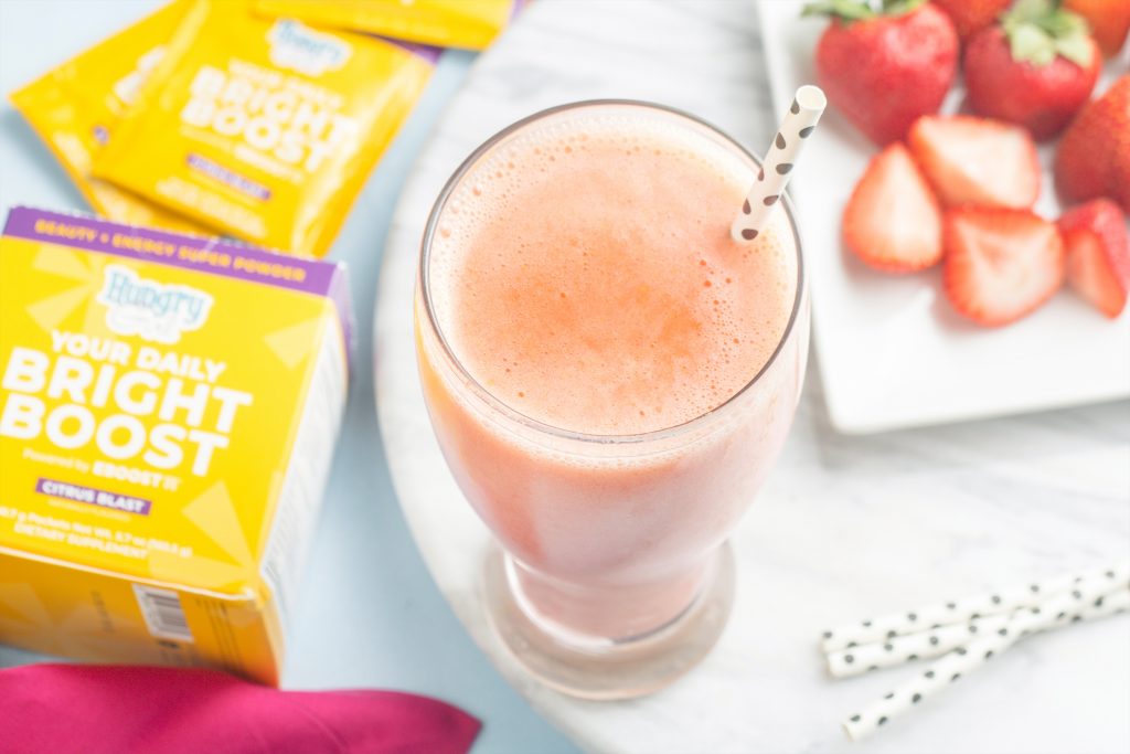 Hungry Girl healthy strawberry sunshine power boost