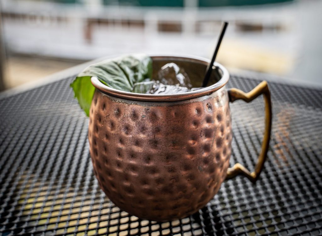 New Years Mocktail -Moscow mule