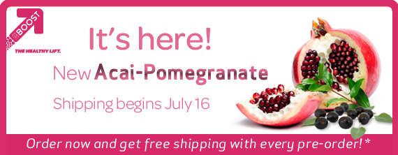 EBOOST Healthy Energy Drink Acai-Pomegranate